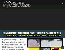 Tablet Screenshot of capitalroofingct.com
